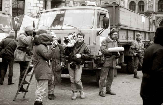 Archival scene related to Juris Podnieks and Soviet British film work