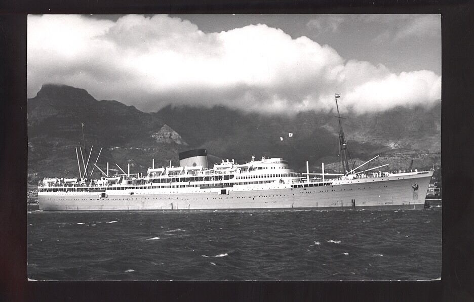 Travel scene from the Creasey family's first world trip